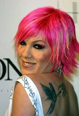Pink:1ere coiffure